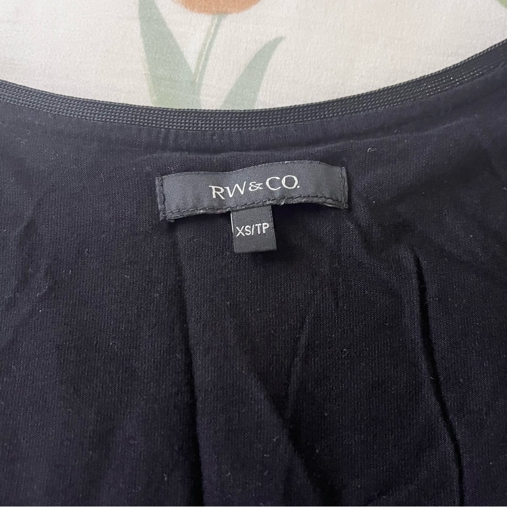 RW&CO Black Sleeveless Top Women XS - Picture 7 of 11